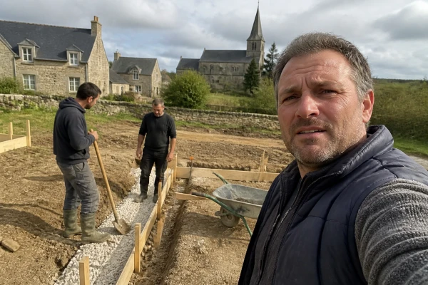 Préparation de terrain pour maison à La Haye